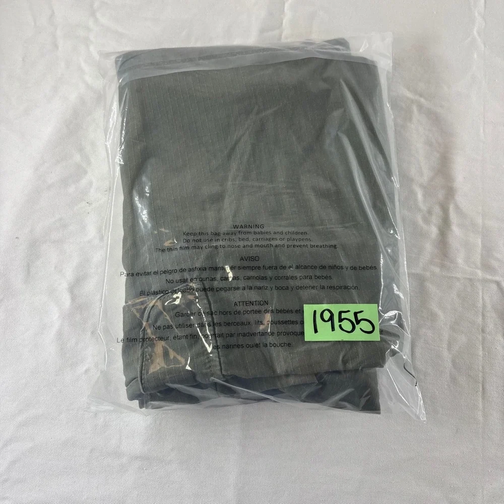 Lizwear‎ Liz Claiborne Womens 10 Olive Green Ripstop Cargo Pants Utility Cropped